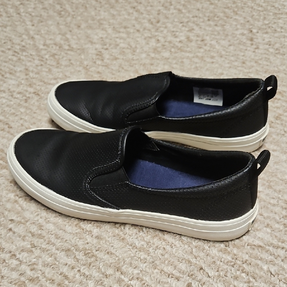 Sperry Black Slip-On Athletic Shoes